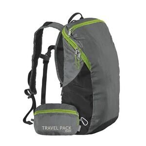 ChicoBag Travel Pack rePETe Compact Recycled Backpack - Stormfront Gray